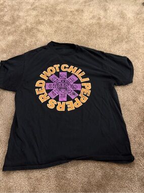 Red Hot Chili Peppers Black Graphic Band Tee